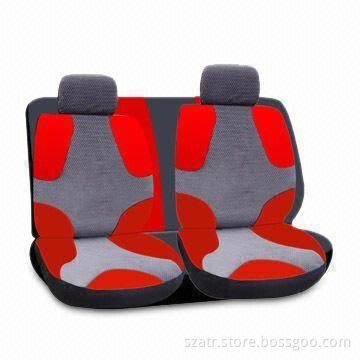 Velvet Seat Cover with Embroidered Logo, Available in Various Colors
